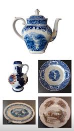 LOT vintage koffiekan - kruik - borden, Ophalen of Verzenden