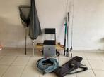 Visgerief, Watersport en Boten, Ophalen of Verzenden, Gebruikt, Complete set