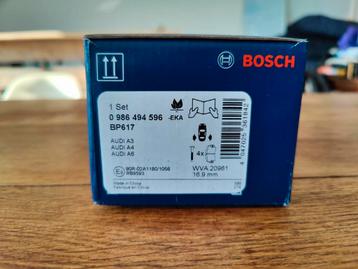 Plaquettes de frein arrière Bosch Audi A3 A4 A6 