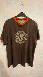 Tommy Hilfiger T-shirt, Kleding | Heren, Maat 52/54 (L), Tommy hilfiger, Bruin, Zo goed als nieuw