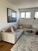 Hoekbank beige, Huis en Inrichting, Ophalen, 250 tot 300 cm, Gebruikt, 100 tot 125 cm