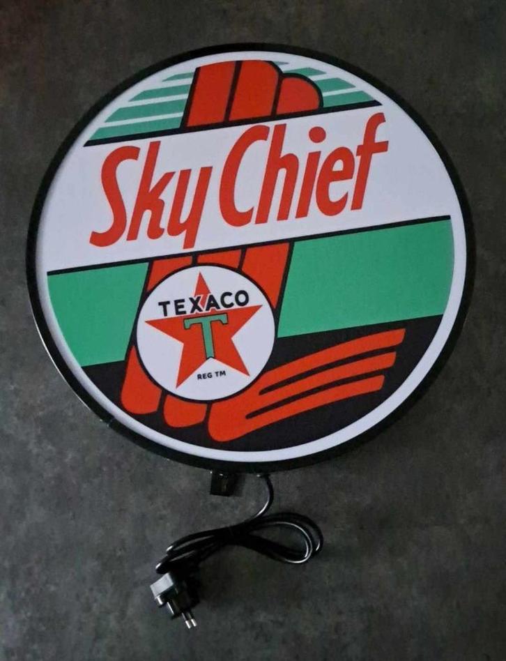 Sky Chief Pennzoil wand reclame verlichting lamp garage kado, Verzamelen, Merken en Reclamevoorwerpen, Nieuw, Lichtbak of (neon) lamp