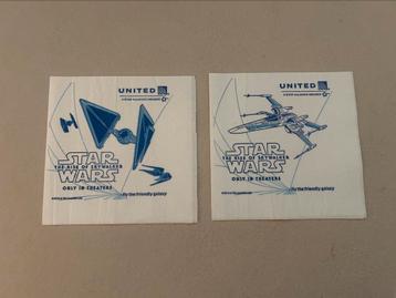 2 servetten Star Wars / United Airlines - 2019 beschikbaar voor biedingen