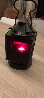 Antieke seinlamp, Antiek en Kunst, Ophalen of Verzenden