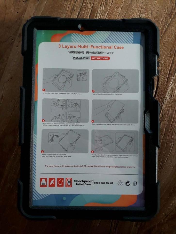 Samsung Galaxy Tab S11 hoes met screenprotector NIEUW, Computers en Software, Tablet-hoezen, Nieuw, Screenprotector, 11 inch, Ophalen of Verzenden