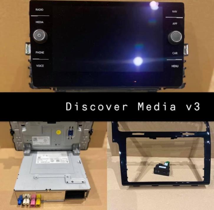 Navi VW Discover média V3 Ecran 8 Full Activé unlocked, Auto diversen, Autoradio's, Zo goed als nieuw