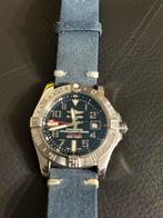 Breitling Avenger GMT, Montre-bracelet, Autres marques, Enlèvement ou Envoi, Cuir