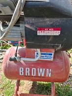 Kompressor brown vx 402   2cil   25l, Doe-het-zelf en Bouw, Ophalen, Gebruikt, 10 bar of meer, 25 tot 100 liter