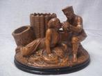 Terracotta beeld Duitse Rode Kruis soldaat met Franse Zouaaf, Verzamelen, Militaria | Algemeen, Ophalen of Verzenden
