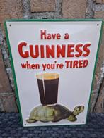 Reclamebord Guinness - schildpad, Ophalen of Verzenden, Nieuw, Reclamebord, Plaat of Schild, Overige merken