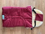 Warm red footmuff with sheepskin – Fellhof, Kinderen en Baby's, Ophalen of Verzenden, Zo goed als nieuw, 85 tot 100 cm, Bakerzak of Bakerdoek