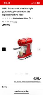 Smeg espressomachine, Ophalen, Zo goed als nieuw