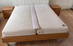 Twee persoons bed, Ophalen, Bruin, Tweepersoons, Zo goed als nieuw