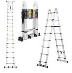 Telscopische ladder nieuw, Doe-het-zelf en Bouw, Ophalen, Nieuw, Ladder, Opvouwbaar of Inschuifbaar
