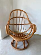 Rotan egg chair vintage draaistoel, Ophalen
