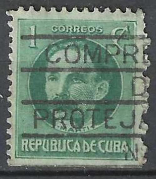 Cuba 1917 - Yvert 175 - Jose Julian Marti y Perez (ST), Timbres & Monnaies, Timbres | Amérique, Affranchi, Envoi
