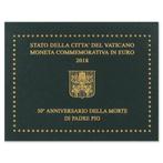 2 euro Vaticaan 2018 - Padre Pio (BU), 2 euro, Setje, Ophalen of Verzenden, Vaticaanstad