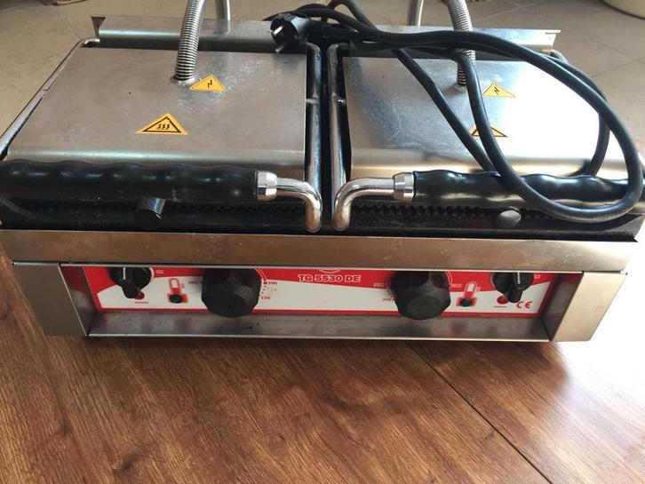 Professionele paninigrill — Empero TG 5530 DE — Dubbel, Zakelijke goederen, Horeca | Keukenapparatuur, Fornuis, Frituur en Grillen
