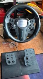 Volant gaming + pedales pour pc, Games en Spelcomputers, Spelcomputers | Sony Consoles | Accessoires, Ophalen, Zo goed als nieuw