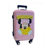 Minnie Mouse Trolley Koffer ABS - Disney - Gratis Verzending, Handtassen en Accessoires, Koffers, 50 tot 60 cm, Hard kunststof