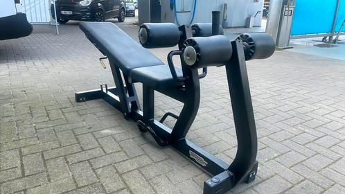 Banc abdominal Technogym Decline, Sports & Fitness, Équipement de fitness, Utilisé, Enlèvement ou Envoi