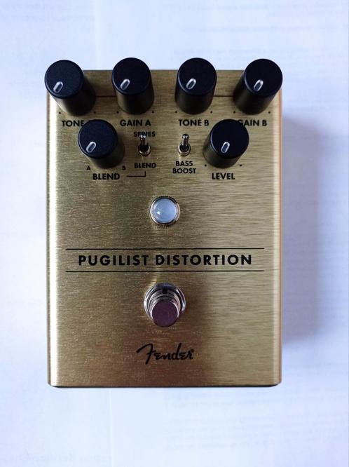 Fender Pugilist Distortion gitaarpedaal, Muziek en Instrumenten, Effecten, Zo goed als nieuw, Distortion, Overdrive of Fuzz, Ophalen of Verzenden