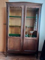 Antieke vitrine kast, Huis en Inrichting, Kasten | Vitrinekasten, Ophalen, Zo goed als nieuw