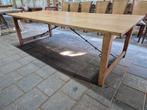 260 cm lange provençaalse boerentafel, Ophalen of Verzenden, Gebruikt