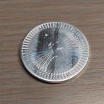 Zilver 1 oz Kangaroo 999 munt met melkzweem, voor omsmelting, Ophalen of Verzenden, Zilver