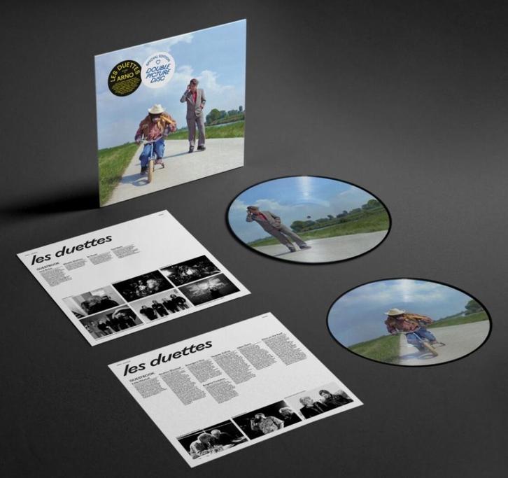 Vinyl 2LP Arno Hintjens Les Duettes PICTURE DISC NIEUW, Cd's en Dvd's, Vinyl | Pop, Nieuw in verpakking, 2000 tot heden, 12 inch