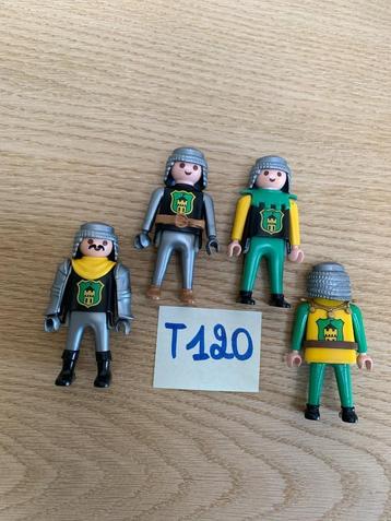 PLAYMOBIL T120 - LOT 4 RIDDERS beschikbaar voor biedingen