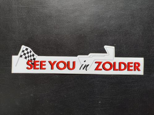 Stickers : circuit zolder, Verzamelen, Automerken, Motoren en Formule 1, Zo goed als nieuw, Auto's, Ophalen