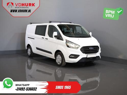 Ford Transit Custom 2.0 TDCI L2 Trend DC Dubbel Cabine BPM V, Auto's, Bestelwagens en Lichte vracht, Bedrijf, ABS, Airconditioning