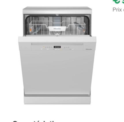 Lave vaisselle Miele g5310bw 2024, Elektronische apparatuur, Vaatwasmachines, Gebruikt, Tussenbouw, 45 tot 60 cm, Energieklasse A of zuiniger