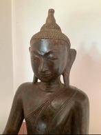 Bronzen grote  buddha , laos, Ophalen, Zo goed als nieuw