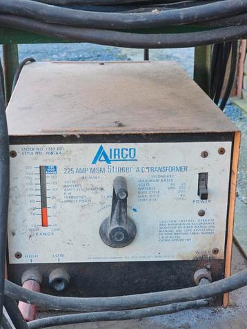 Elektroden lastpost 225 ampère beschikbaar voor biedingen
