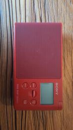 Sony XDR-S41D – Compacte DAB/DAB+ radio – Rood – Prima staat, Audio, Tv en Foto, Radio's, Ophalen, Zo goed als nieuw, Radio