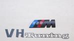 BMW M 3D logo zelfklevend 8 cm metaal mat zwart, Enlèvement ou Envoi