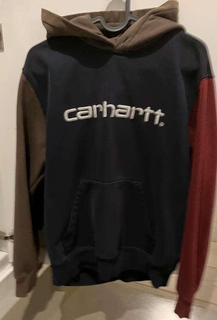 Carhartt Wip à capuchon Carhartt Tricol, Vêtements | Hommes, Pulls & Vestes, Comme neuf, Taille 46 (S) ou plus petite, Bleu, Enlèvement ou Envoi