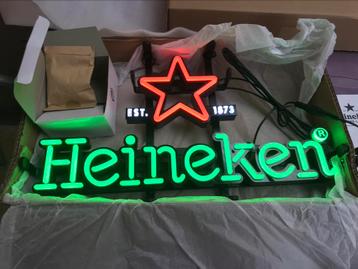 Heineken LED lichtreclame, nieuw beschikbaar voor biedingen