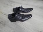 chaussures en cuir à vendre, Vêtements | Hommes, Comme neuf, Noir, Chaussures à lacets, Enlèvement ou Envoi