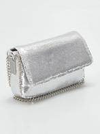 Sac bandoulière en sequins - Argent, Neuf