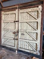 Portail ancien en bois à deux portes., Bricolage & Construction, Enlèvement, Utilisé