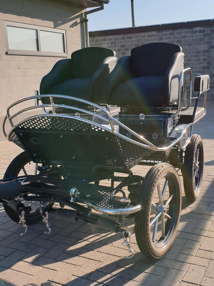 koets, Dieren en Toebehoren, Rijtuigen en Koetsen, Zo goed als nieuw, Marathonwagen, Paard of Pony, Gesloten