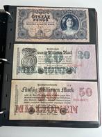 Verzamelmap met oude bankbiljetten, Postzegels en Munten, Ophalen