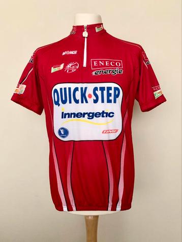 Quick-Step 2005 Eneco Tour red leader jersey Verbrugghe worn, Enlèvement ou Envoi, Comme neuf, Vêtements