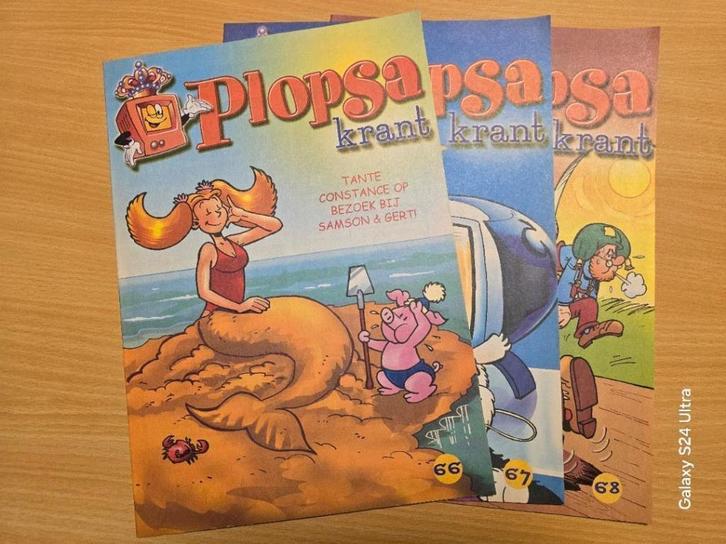 Te koop: een verzameling Plopsa krantjes in goede conditie., Verzamelen, Complete verzamelingen en Collecties, Ophalen