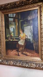 Olieverf schilderij van Jan Van Haverkamp, Ophalen