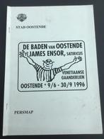 Dossier de presse 1996 Ville d'Ostende « James Ensor », Enlèvement ou Envoi
