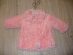 Leuk roze fluffy jasje maat 62, Ophalen of Verzenden, Zo goed als nieuw, Meisje, Jasje